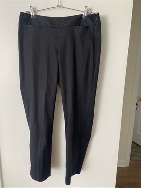 White House Black Market Black Slim Tailored Trousers